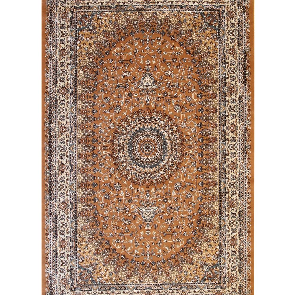 Rust Medallion Elegance Rug